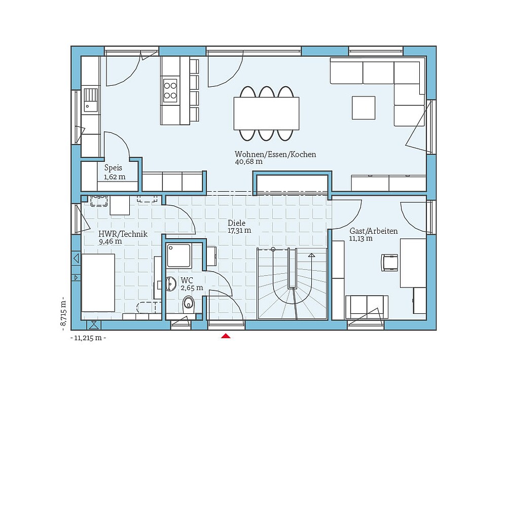 Vita 165: Grundriss EG