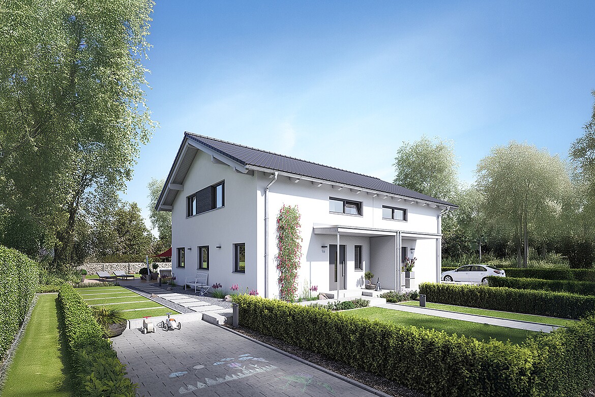 Doppelhaus 25-125 Fertighaus Doppelhaus 25-125