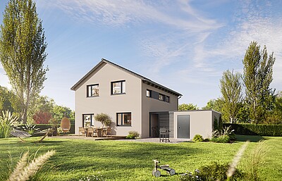 QNG⁺-Line: Fertighaus Variant 28-132