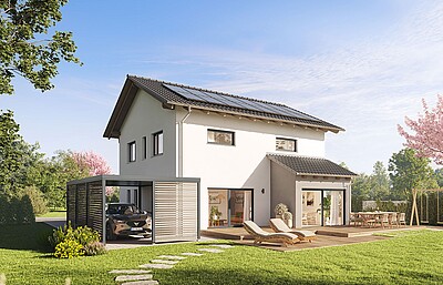 QNG⁺-Line: Fertighaus Villa 163