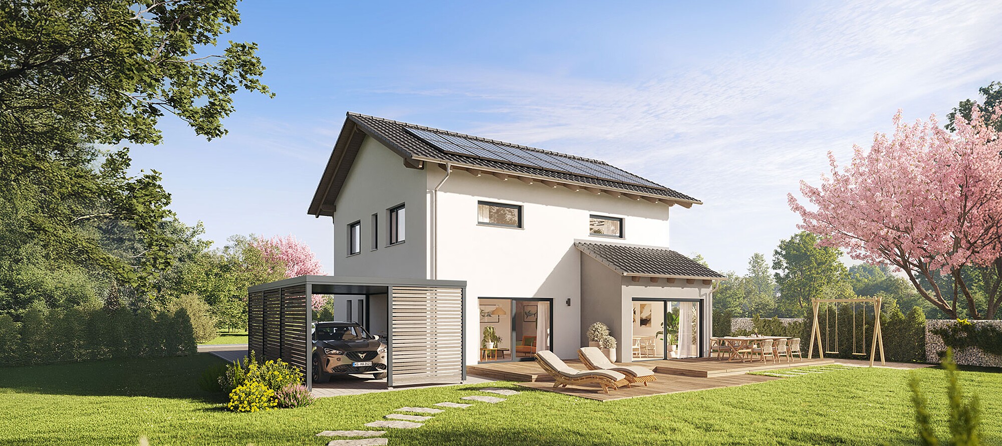 QNG⁺-Line: Fertighaus Villa 163