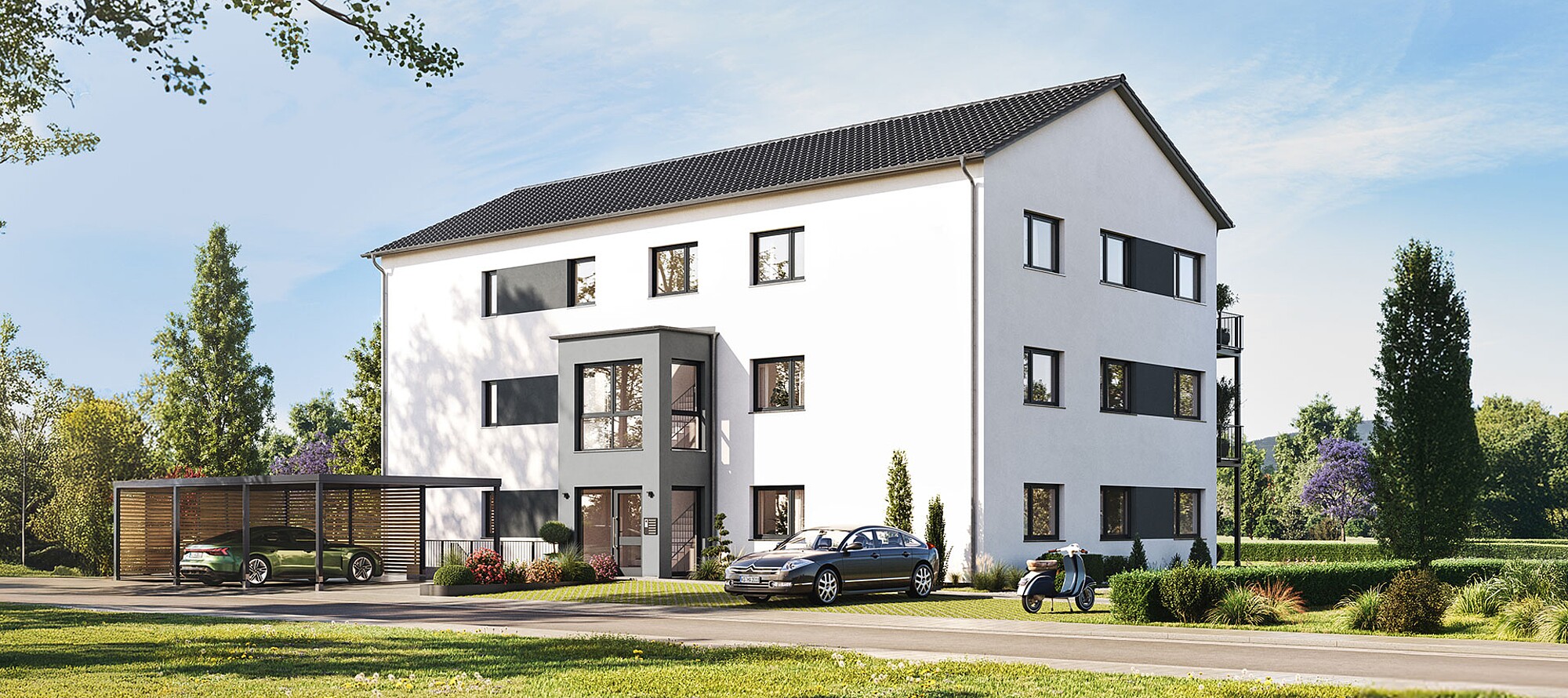 Mehrfamilienhaus 6 Wohneinheiten Mehrfamilienhaus 6 Wohneinheiten - Hanse Haus