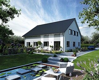 Hanse Haus Fertighäuser Doppelhaus als Fertighaus von Hanse Haus