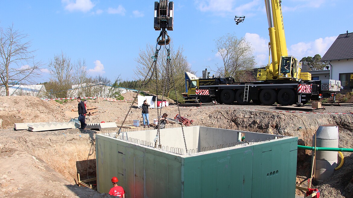 Fertighaus: Montage Keller - Hanse Haus Fertighaus: Montage Keller