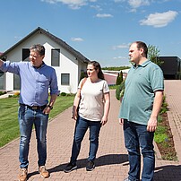 Planungsgespräch: Bauherren Familie Römmelt