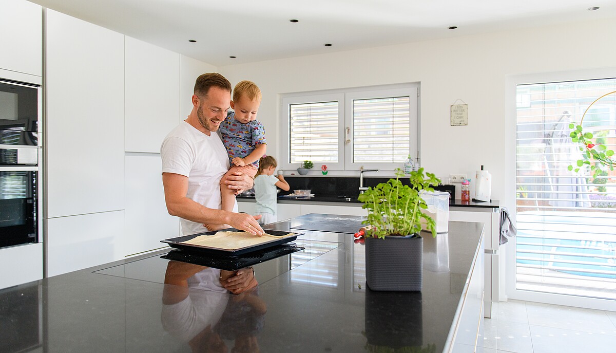 Bauherren Familie Dürr aus Ebersbach an der Fils - Hanse Haus Küche: Bauherren Familie Dürr aus Ebersbach an der Fils