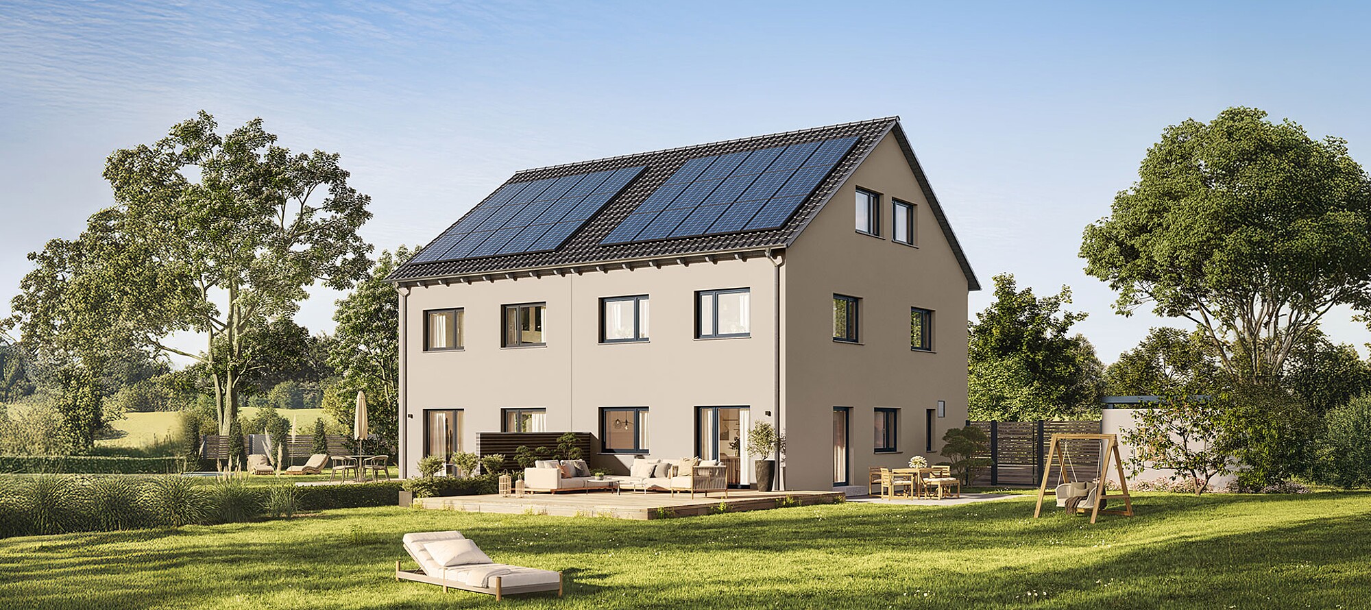 QNG⁺-Line: Doppelhaus 179 QNG⁺-Line: Doppelhaus 179 - Hanse Haus