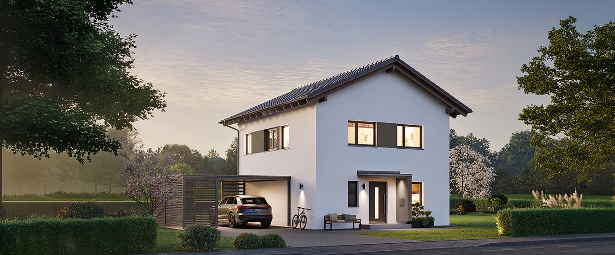 QNG⁺-Line: Fertighaus Villa 133