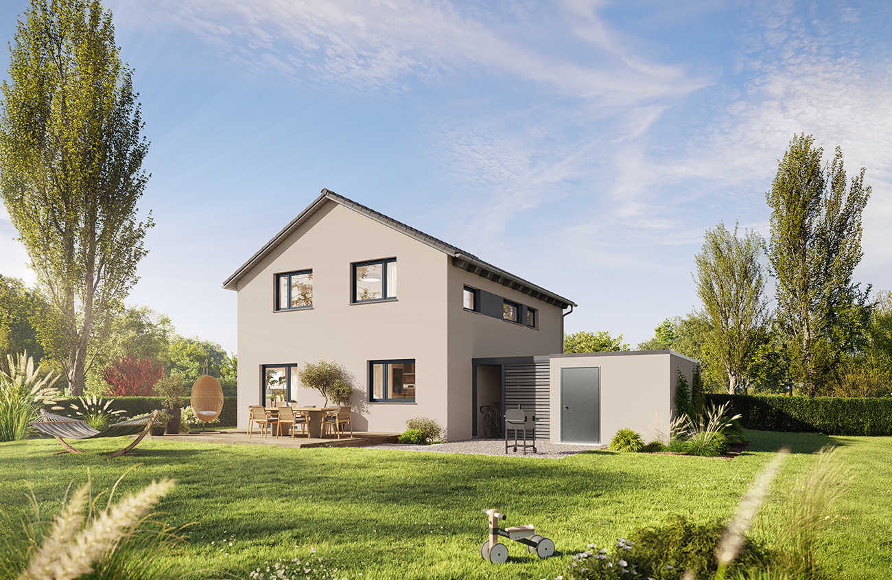 QNG⁺-Line: Fertighaus Variant 28-132 - Hanse Haus QNG⁺-Line: Fertighaus Variant 28-132