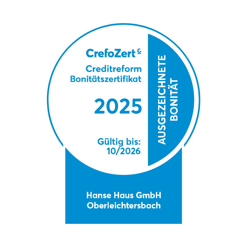 Ausgezeichnete Bonität - Hanse Haus Ausgezeichnete Bonität